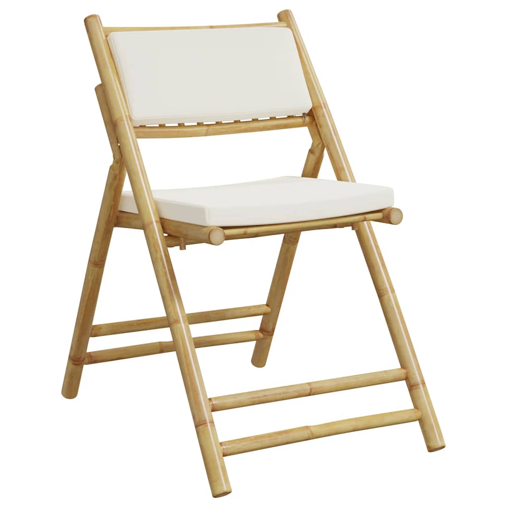 Ensemble de bistro  blanc crème bambou
