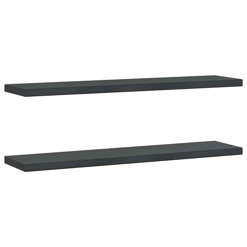 Étagères murales 2 pcs  noir