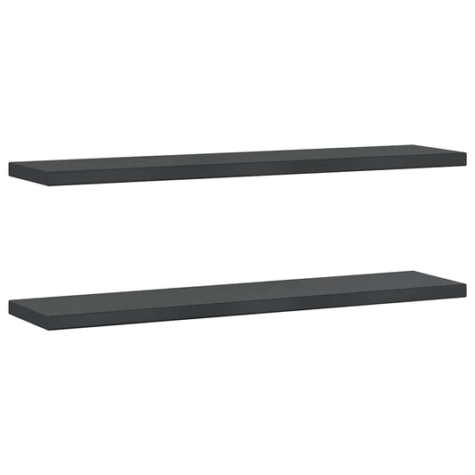 Étagères murales 2 pcs  noir