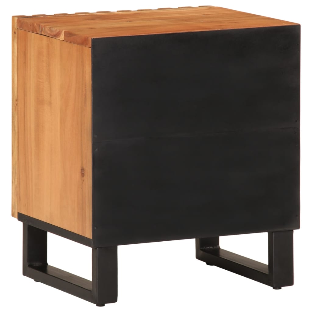 Tables de chevet 2 pcs  bois d'acacia