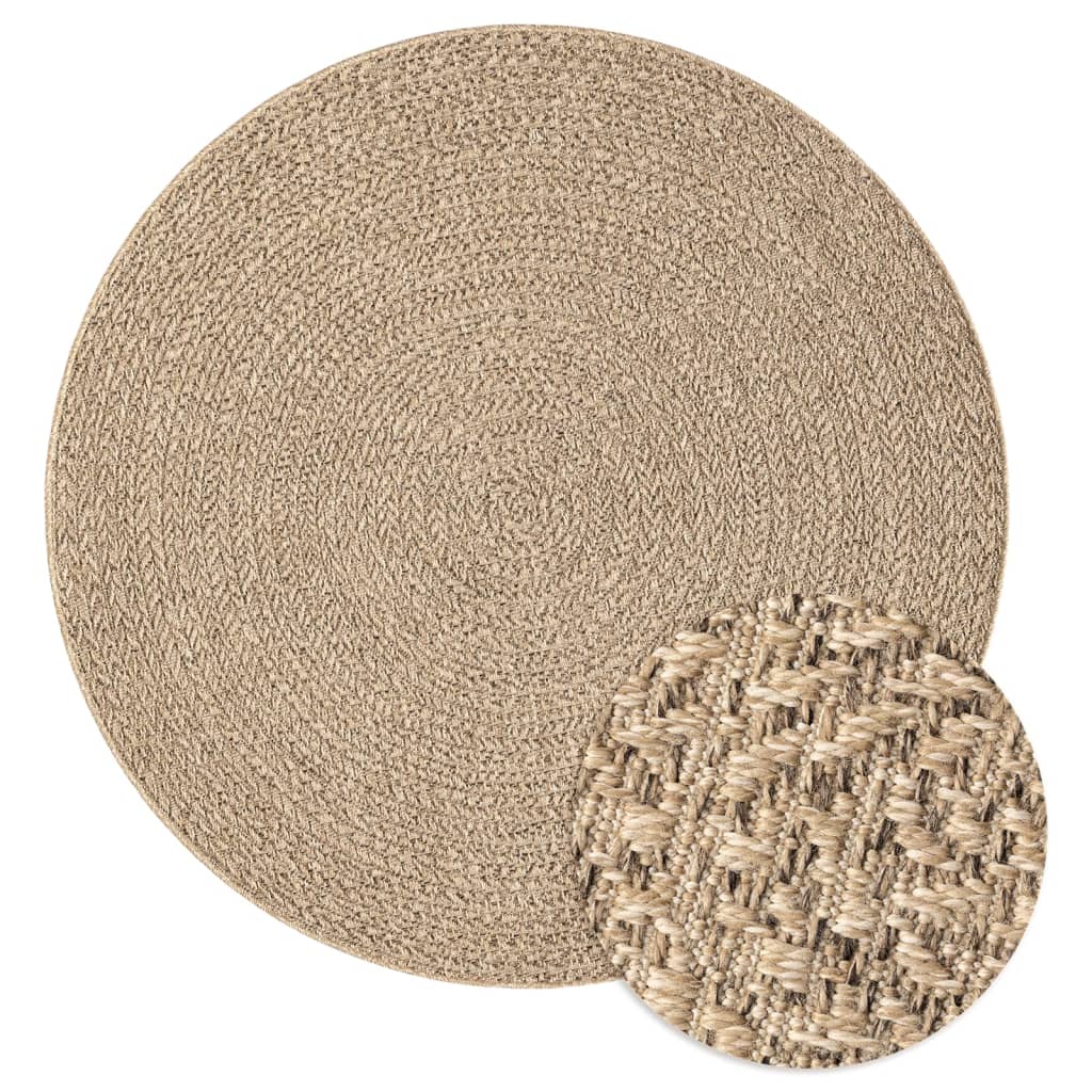 Tapis ZIZUR  200 cm  jute intérieur et extérieur