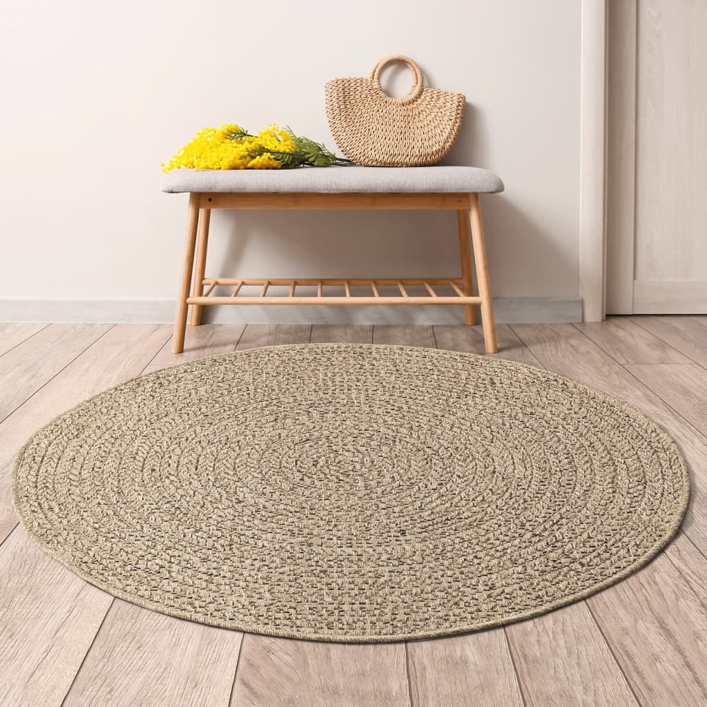 Tapis ZIZUR  200 cm  jute intérieur et extérieur