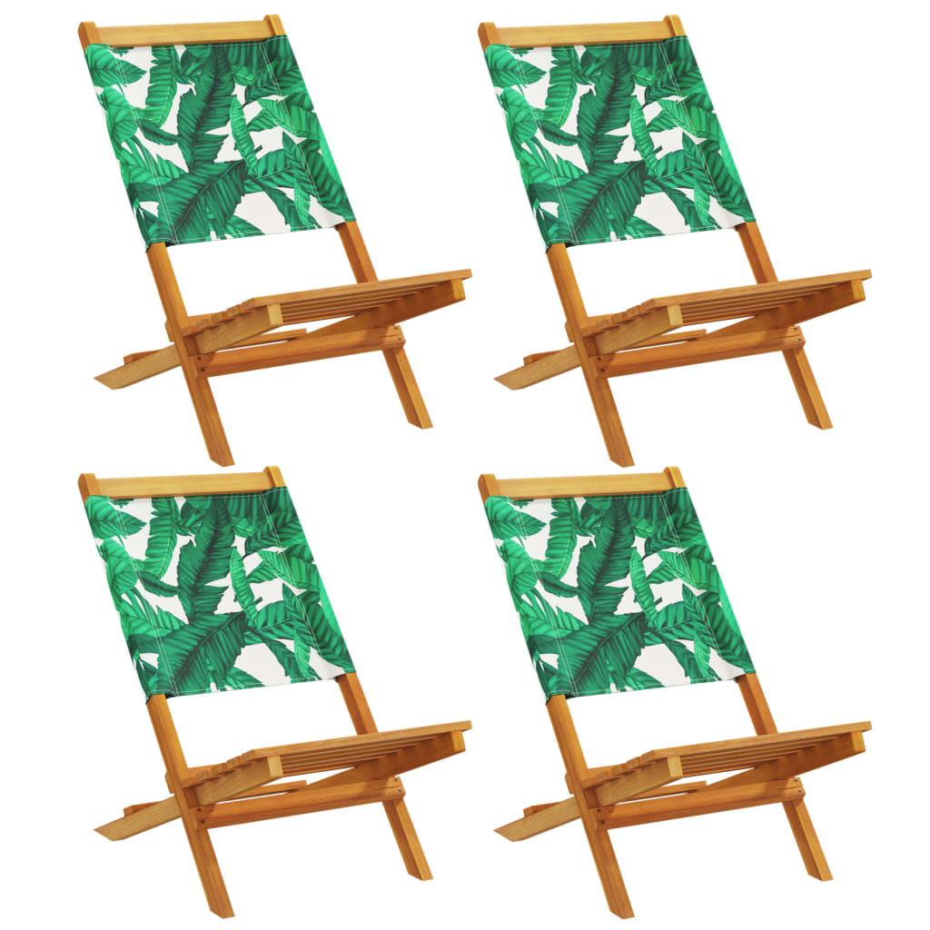 Chaises de jardin pliantes lot de 4