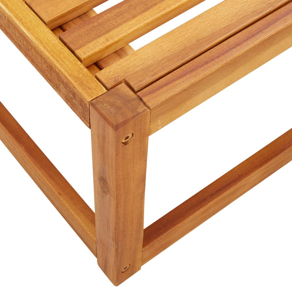 Table de jardin en bois massif d'acacia