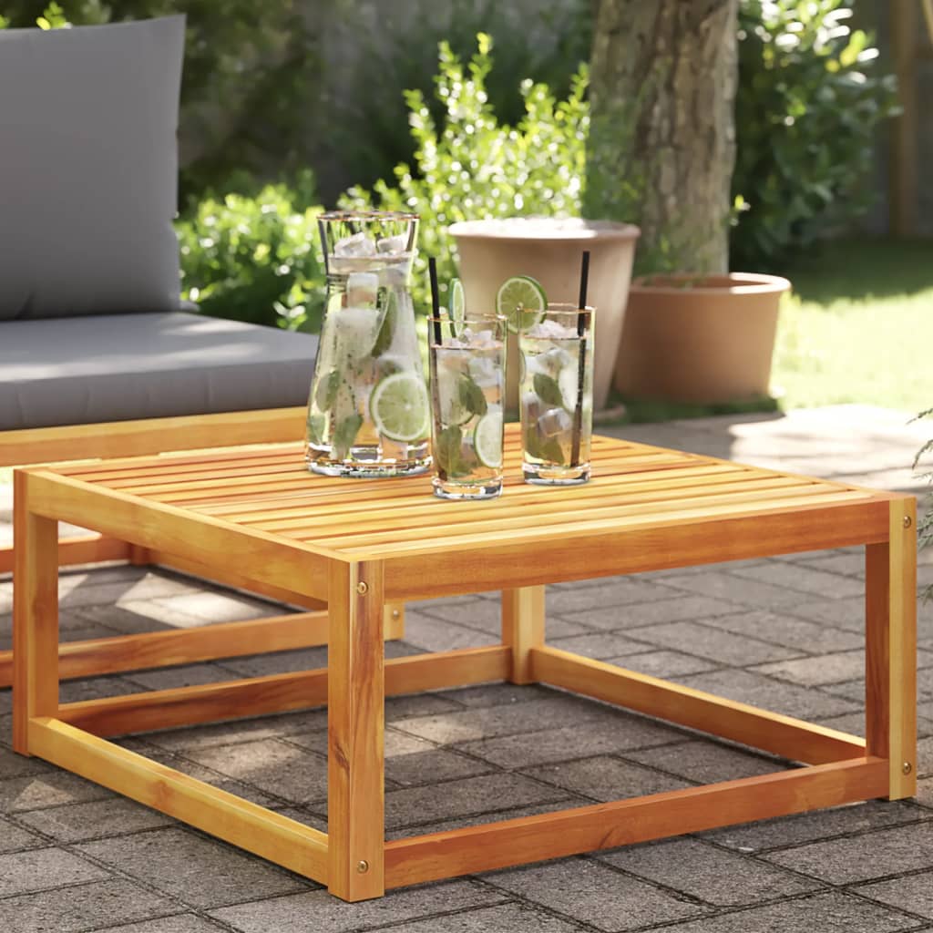 Table de jardin en bois massif d'acacia