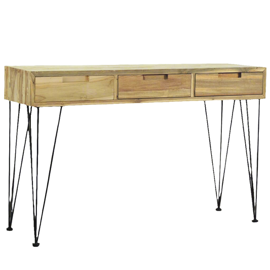 Table console en Teck massif