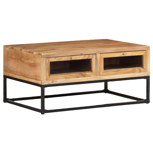 Table basse en Bois d'acacia massif