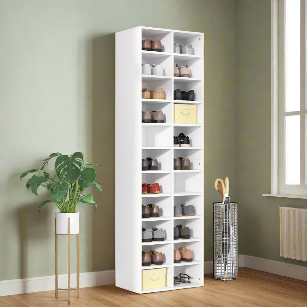 Armoire à chaussures Blanc