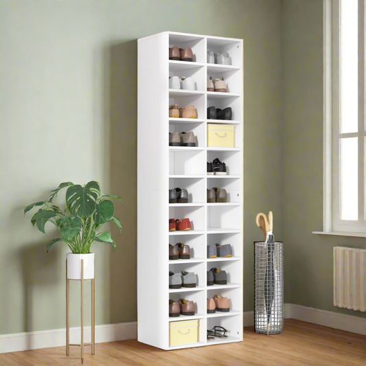 Armoire à chaussures Blanc