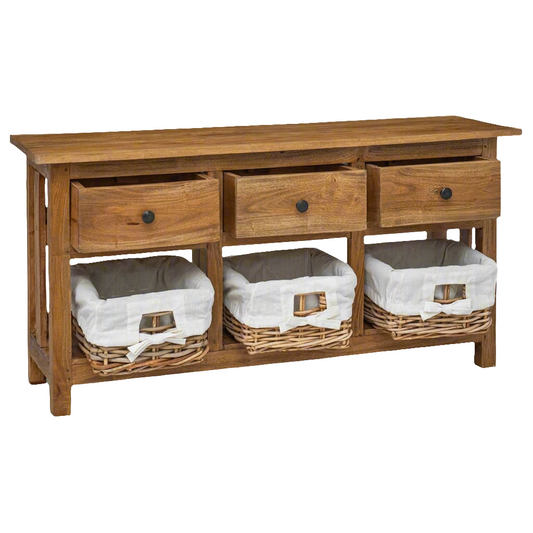 Buffet bois d'acajou massif